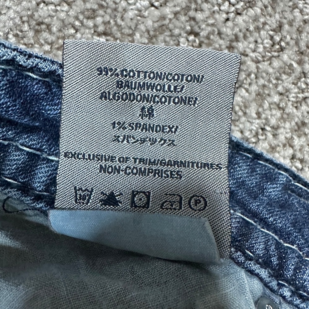 Y2K Silver Jeans Co Aiko Bootcut Distressed Thick Stitch Denim W27 L33 Medium - Picture 9 of 10